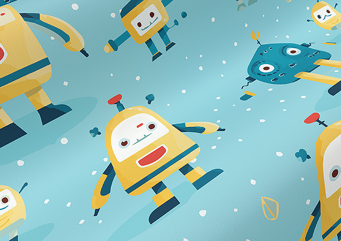 Sparky Squad, Electric - Roller Blind - Image 4